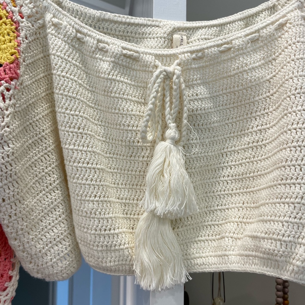 Spell Let the sunshine crochet rainbow crop L - Picture 12 of 12
